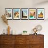 imageupsimples 8x8 Picture Frame Set of 10 Display Pictures 5x5 with Mat or 8x10 Without Multi Photo Frames Collage for Wall or Tabletop Display BlackBlack