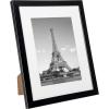 imageupsimples 8x8 Picture Frame Set of 10 Display Pictures 5x5 with Mat or 8x10 Without Multi Photo Frames Collage for Wall or Tabletop Display BlackBlack