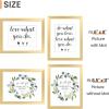 imageupsimples 8x8 Picture Frame Set of 10 Display Pictures 5x5 with Mat or 8x10 Without Multi Photo Frames Collage for Wall or Tabletop Display BlackGold