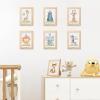 imageupsimples 8x8 Picture Frame Set of 10 Display Pictures 5x5 with Mat or 8x10 Without Multi Photo Frames Collage for Wall or Tabletop Display BlackNatural