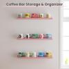 imageupsimples Floating Shelves for Wall Wall Shelves for Decor Storage Set of 6 Wall Mounted Wood Shelves for Bedroom Living Room Bathroom Kitchen 355 inch Long Picture Ledge Shelves PinkPink