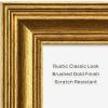 imageupsimples 4x6 Picture Frame Gold Frames Display 35x5 with Mat or 4 x 6 Without for Wall or Tabletop Decor 1pack8x10