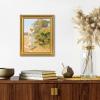 imageupsimples 4x6 Picture Frame Gold Frames Display 35x5 with Mat or 4 x 6 Without for Wall or Tabletop Decor 1pack8x10