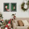imageENJOYBASICS 18x24 Picture Frame Display Poster 16x20 with Mat or 18 x 24 Without Wall Gallery Photo Frames Natural 2 PackBlack
