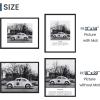 imageENJOYBASICS 18x24 Picture Frame Display Poster 16x20 with Mat or 18 x 24 Without Wall Gallery Photo Frames Natural 2 PackBlack