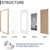 imageENJOYBASICS 18x24 Picture Frame Display Poster 16x20 with Mat or 18 x 24 Without Wall Gallery Photo Frames Natural 2 PackNatural