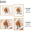 imageENJOYBASICS 18x24 Picture Frame Display Poster 16x20 with Mat or 18 x 24 Without Wall Gallery Photo Frames Natural 2 PackNatural