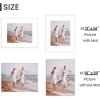 imageENJOYBASICS 18x24 Picture Frame Display Poster 16x20 with Mat or 18 x 24 Without Wall Gallery Photo Frames Natural 2 PackWhite