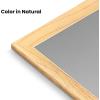 imageupsimples 24x36 Poster Frame Gold 3 Pack ScratchProof Picture Frames 24 x 36 for Photo Gallery  Slidein Strips Horizontal or Vertical Wall MountingNatural