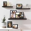 imageupsimples 10 Pack Picture Frames Collage Wall Decor for Mounting or Tabletop Display Photo Gallery Frame Set for Family Multi Sizes Including 8x10 5x7 4x6 Rustic WhiteBlack