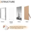 imageupsimples 10 Pack Picture Frames Collage Wall Decor for Mounting or Tabletop Display Photo Gallery Frame Set for Family Multi Sizes Including 8x10 5x7 4x6 Rustic WhiteRustic White