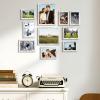 imageupsimples 10 Pack Picture Frames Collage Wall Decor for Mounting or Tabletop Display Photo Gallery Frame Set for Family Multi Sizes Including 8x10 5x7 4x6 Rustic WhiteRustic White