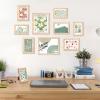 imageupsimples 10 Pack Picture Frames Collage Wall Decor for Mounting or Tabletop Display Photo Gallery Frame Set for Family Multi Sizes Including 8x10 5x7 4x6 Rustic WhiteNatural