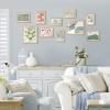 imageupsimples 10 Pack Picture Frames Collage Wall Decor for Mounting or Tabletop Display Photo Gallery Frame Set for Family Multi Sizes Including 8x10 5x7 4x6 Rustic WhiteNatural