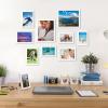 imageupsimples 10 Pack Picture Frames Collage Wall Decor for Mounting or Tabletop Display Photo Gallery Frame Set for Family Multi Sizes Including 8x10 5x7 4x6 Rustic WhiteWhite