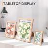 imageupsimples 10 Pack Picture Frames Collage Wall Decor for Mounting or Tabletop Display Photo Gallery Frame Set for Family Multi Sizes Including 8x10 5x7 4x6 Rustic WhiteNatural