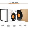 imageupsimples 125x125 Record Frame Vinyl Frames for 12inch Album Cover Wall Display for Home Decor Black 4 Pack6