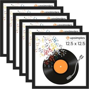 imageupsimples 125x125 Record Frame Vinyl Frames for 12inch Album Cover Wall Display for Home Decor Black 4 Pack6