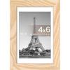 imageupsimples 5x7 Picture Frame Display Pictures 4x6 with Mat or 5 x 7 Without Wall Hanging Photo Frames Blue 1 PackNatural