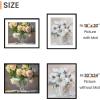 imageupsimples 5x7 Picture Frame Display Pictures 4x6 with Mat or 5 x 7 Without Wall Hanging Photo Frames Blue 1 PackBlack