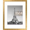 imageupsimples 5x7 Picture Frame Display Pictures 4x6 with Mat or 5 x 7 Without Wall Hanging Photo Frames Blue 1 PackBronze