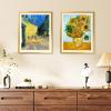imageupsimples 5x7 Picture Frame Display Pictures 4x6 with Mat or 5 x 7 Without Wall Hanging Photo Frames Blue 1 PackBronze