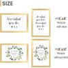 imageupsimples 5x7 Picture Frame Display Pictures 4x6 with Mat or 5 x 7 Without Wall Hanging Photo Frames Blue 1 PackGold