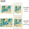 imageupsimples 5x7 Picture Frame Display Pictures 4x6 with Mat or 5 x 7 Without Wall Hanging Photo Frames Blue 1 PackGold