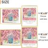imageupsimples 5x7 Picture Frame Display Pictures 4x6 with Mat or 5 x 7 Without Wall Hanging Photo Frames Blue 1 PackGold