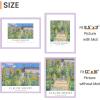 imageupsimples 5x7 Picture Frame Display Pictures 4x6 with Mat or 5 x 7 Without Wall Hanging Photo Frames Blue 1 PackPurple