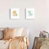 imageupsimples 5x7 Picture Frame Display Pictures 4x6 with Mat or 5 x 7 Without Wall Hanging Photo Frames Blue 1 PackWhite