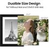 imageupsimples 5x7 Picture Frame Thin Black 6 Pack