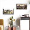 imageupsimples 11x14 Collage Picture Frame Display Pictures 5 4x6 with Mat or 11x14 Without Mat Wall Hanging 5 4x6 Picture Frame Collage Wall Decor Black 1 PackBlack