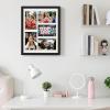 imageupsimples 11x14 Collage Picture Frame Display Pictures 5 4x6 with Mat or 11x14 Without Mat Wall Hanging 5 4x6 Picture Frame Collage Wall Decor Black 1 PackBlack