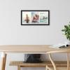 imageupsimples 11x14 Collage Picture Frame Display Pictures 5 4x6 with Mat or 11x14 Without Mat Wall Hanging 5 4x6 Picture Frame Collage Wall Decor Black 1 PackBlack