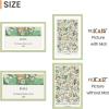 imageupsimples 85 By 11 Picture Frame Display Pictures 6x8 with Mat or 85 x 11 Without Wall Hanging Photo Frames Red 1 PackGreen