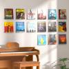 imageupsimples 4 Pack Vinyl Record Wall Mount Shelves 12quot Vinyl Holder for Album Record Storage ampamp Display Clear Acrylic Floating Shelves for Wall Decor Kids Bookshelf Magazine Rack Picture Ledge15