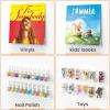 imageupsimples 4 Pack Vinyl Record Wall Mount Shelves 12quot Vinyl Holder for Album Record Storage ampamp Display Clear Acrylic Floating Shelves for Wall Decor Kids Bookshelf Magazine Rack Picture Ledge4