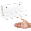 imageupsimples 4 Pack Vinyl Record Wall Mount Shelves 12quot Vinyl Holder for Album Record Storage ampamp Display Clear Acrylic Floating Shelves for Wall Decor Kids Bookshelf Magazine Rack Picture Ledge6