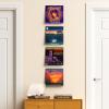 imageupsimples 4 Pack Vinyl Record Wall Mount Shelves 12quot Vinyl Holder for Album Record Storage ampamp Display Clear Acrylic Floating Shelves for Wall Decor Kids Bookshelf Magazine Rack Picture Ledge4
