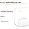imageupsimples 4 Pack Vinyl Record Wall Mount Shelves 12quot Vinyl Holder for Album Record Storage ampamp Display Clear Acrylic Floating Shelves for Wall Decor Kids Bookshelf Magazine Rack Picture Ledge6