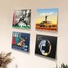 imageupsimples 4 Pack Vinyl Record Wall Mount Shelves 12quot Vinyl Holder for Album Record Storage ampamp Display Clear Acrylic Floating Shelves for Wall Decor Kids Bookshelf Magazine Rack Picture Ledge18