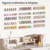 imageupsimples 4 Pack Vinyl Record Wall Mount Shelves 12quot Vinyl Holder for Album Record Storage ampamp Display Clear Acrylic Floating Shelves for Wall Decor Kids Bookshelf Magazine Rack Picture Ledge15