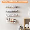 imageupsimples 6 Pack 6 x 4 Acrylic Small Shelves Floating Shelves for Wall Display Shelf Organizer for Plants Speaker Radio Toys Clear2
