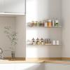 imageupsimples 6 Pack 6 x 4 Acrylic Small Shelves Floating Shelves for Wall Display Shelf Organizer for Plants Speaker Radio Toys Clear2