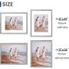 imageENJOYBASICS 11x14 Picture Frame Display Poster 8x10 with Mat or 11 x 14 Without Wall Gallery Photo Frames Grey 2 PackGray