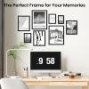 imageupsimples 11x14 Picture Frame Lightweight Thin Frame for Prints Display 8x10 with Mat or 11x14 Without Easy Wall Hanging Black 2 Pack2