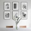 imageupsimples Aluminum 11x14 Picture Frame Black Display Photo 8x10 with Mat or 11 x 14 without Mat Wall Hanging Metal Poster Frame with Acrylic Cover 1 PackClassic Black