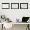 imageupsimples Certificate Frame with Clear Plexiglass 85 by 11 Picture Diploma Document Degree Frame for Wall and Tabletop Black 8 PackBlack