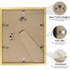 imageupsimples Certificate Frame with Clear Plexiglass 85 by 11 Picture Diploma Document Degree Frame for Wall and Tabletop Black 8 PackGold